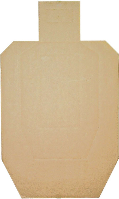 Action Target IPSC-CB IPSC/USPSA Targets Hanging Cardboard 18" x 30" 100Ct
