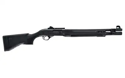Beretta A300 Ultima Patrol Shotgun 20 GA 19.1" Barrel 7-Rounds, Beretta A300 Ultima Patrol 20 gauge shotgun, Beretta tactical shotgun 19 inch barrel, A300 Patrol side view, Beretta semi auto shotgun close up, 20ga defensive shotgun, Beretta firearm