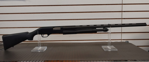 Savage Stevens 320 Field Grade/Security Combo 12 Ga 3" Pump Shotgun18.5/28i", Stevens 320 combo shotgun, Savage 12 gauge pump 18.5 and 28 inch barrels, Stevens 320 security field combo, 12ga pump shotgun side view, interchangeable barrel shotgun, budget shotgun