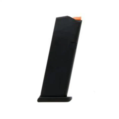 Glock 43X/48 15-Round Magazine brings increased capacity and factory reliability to Glock's popular Slimline pistol series. Designed specifically for Glock G43X and G48 pistols chambered in 9mm Luger, this magazine increases capacity to 15 rounds while maintaining the quality and dependability Glock owners expect.

Built with rugged steel construction, a durable polymer follower, and a high-quality magazine spring, this magazine provides smooth feeding and long service life. Witness holes allow shooters to quickly check remaining ammunition, while the slim design maintains comfortable handling and concealability.