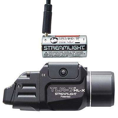 STREAMLIGHT TLR-7 HL-X USB BLACK GUN LIGHT 500/1000 LUMENS - 69458, Streamlight TLR-7 HL-X USB weapon light. Features up to 1,100 lumens, 23,000 candela, USB-C rechargeable battery, multi-fuel capability, and fits most full-size and compact railed handguns. UPC: 080926694583