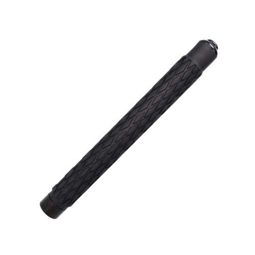 Cold Steel CSBT21 Expandable Steel Baton extends from 16 to 21 inches and features durable steel construction, a textured grip, and includes a heavy-duty pouch with keyring for convenient carry. UPC: 888151076125.