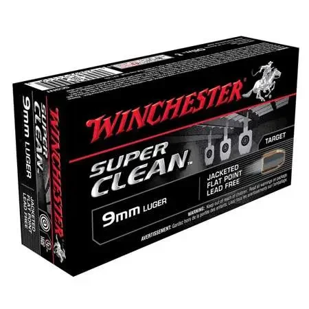Winchester Ammo Super Clean 9mm Luger 90 gr Full Metal Jacket (FMJ) 50 Bx - W9MMLF, Winchester Varmint HE, Winchester Varmint High Energy, S17W25, .17 WSM ammo, 17 Winchester Super Magnum, 25 grain polymer tip, varmint ammunition, prairie dog ammo, coyote ammunition, Winchester rimfire ammo, 020892103108