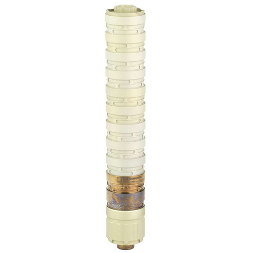 Erector 9 SIL-E-9 9 MM, Modular Aluminum, SS Blast Baffle, 1/2-28 Piston, 1.375" OD X 8.7" L, Clear Anodized