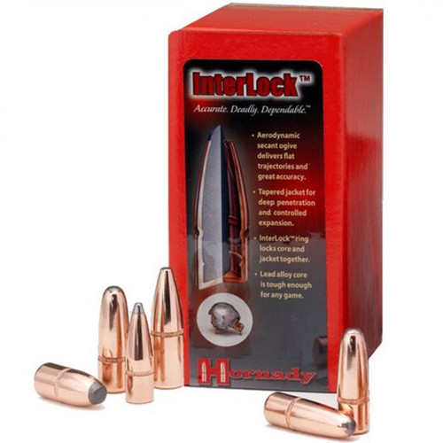 Hornady InterLock Bullets 25 Caliber (257 Diameter) 100 Gr Spire Point Qty100 -2540