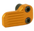 Timber Creek AR mag release orange, AR15 extended magazine release orange, Timber Creek anodized orange mag release, AR upgrade part close up, AR control upgrade orange, Timber Creek AR accessory