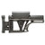 Luth-AR Adjustable Modular AR-15 / AR-10 Fixed Rifle Stock Black MBA-1