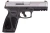 Taurus 1-G3B949 G3 Full Size 9mm 15+1/17+1 4" Matte Stainless Steel Barrel, Serrated Stainless Steel Slide, w/Picatinny Rail, Taurus G3 9mm pistol featuring a 4-inch barrel, stainless steel slide, black polymer frame, and included 17-round and 15-round magazines. UPC: 725327625704.