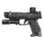 Vortex Defender-ST Enclosed Solar Micro 1x22.5mm Reflex Red Dot Sight DFST-MRD3-E, Vortex Defender ST red dot, enclosed solar micro optic, Vortex pistol red dot sight, duty handgun optic Vortex, micro reflex sight close up, Vortex Defender mounted pistol, enclosed emitter red dot