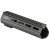Luth-AR Lo-Drag Palmguard, Vented 9 in, Black, Carbine, HG-LD9, Luth AR Lo Drag Palmguard 9 inch, black AR carbine handguard, vented rifle handguard close up, Luth AR accessory side view, compact AR handguard, rifle build part