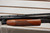 1977 ITHACA MODEL 37 FEATHERLIGHT 12 GA PREOWNED 40TH ANNV DUCKS, Ithaca 37 Featherlight 1977 shotgun, Ducks anniversary Ithaca shotgun, vintage Ithaca pump 12 gauge, Ithaca 37 side view, Featherlight shotgun wood stock, bottom eject shotgun
