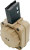 ProMag AR-15 .223 / 5.56 65-Round Drum Magazine – FDE - DRMA8FDE, ProMag AR15 drum magazine FDE, 65 round AR drum 223 556, FDE rifle drum mag close up, ProMag AR accessory side view, tactical AR magazine, high capacity drum