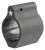Bravo Company MFG Low Profile Gas Block, Steel w/ set Screws .75" Black Phosphate - LGB750, BCM low profile gas block, Bravo Company .750 gas block close up, AR15 steel gas block black phosphate, BCM rifle component detail, low profile gas system part, AR build accessory