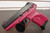 RUGER LC9 9MM PISTOL BLACK SLIDE PLUM FRAME 1 MAG, NO BOX