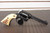 HIGH STANDARD .22 REVOLVER DOUBLE NINE WITH CASE, High Standard Double Nine .22 caliber revolver featuring a 5.5-inch barrel and leather sheepskin case. A classic Western-style rimfire revolver with collector appeal.