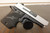 SIG Sauer P938, SIG P938 Two Tone, P938 Black Rubber Grip, SIG 798681539208, micro compact 9mm pistol, SAO concealed carry pistol, SIGLITE night sights, stainless SIG pistol, P938 9mm, SIG Sauer handgun