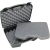 MTM 81140 Case-Gard Four Handgun Case up to 8" Barrel Textured Black