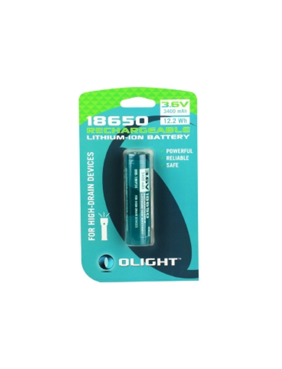Olight 18650 Li Ion Rechargeable Battery | Free Shipping Over $50