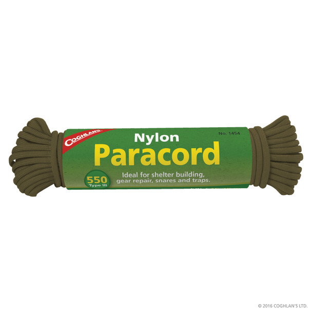 Coghlans - 50' Paracord - Olive Drab - Outdoor Stockroom