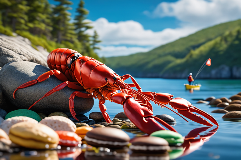 A beautiful Maine coast with lobster and whoopie pies.