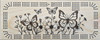 Butterflies & Flowers Cribbage Board