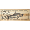 Fish jumping out of the water Cribbage Board