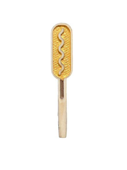 Corn Dog shaped Cribbage Board Peg