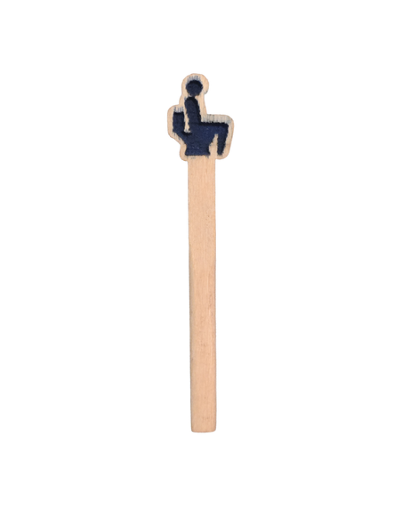 Man on Toilet shaped Cribbage Board Peg.
