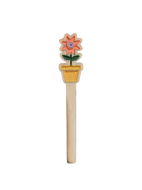 Flower Pot shaped Cribbage Board Peg.