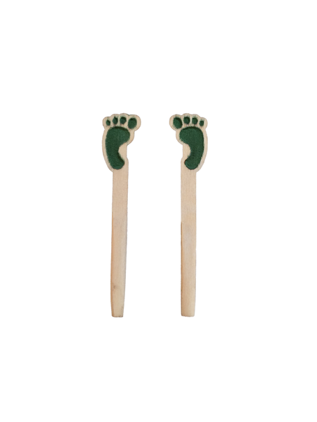 Footprint shaped Cribbage Board Peg