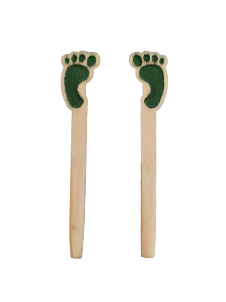 Footprint shaped Cribbage Board Peg