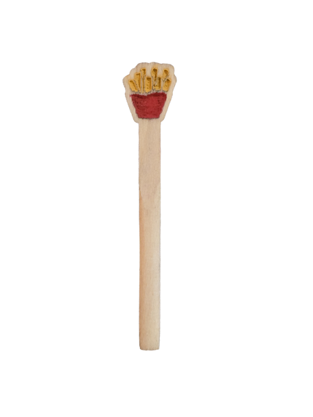 French Fries shaped Cribbage Board Peg