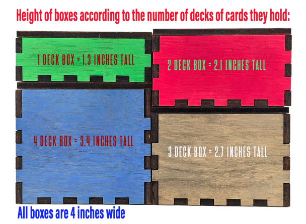 5 Bears Playing Card Box