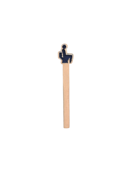 Man on Toilet shaped Cribbage Board Peg.