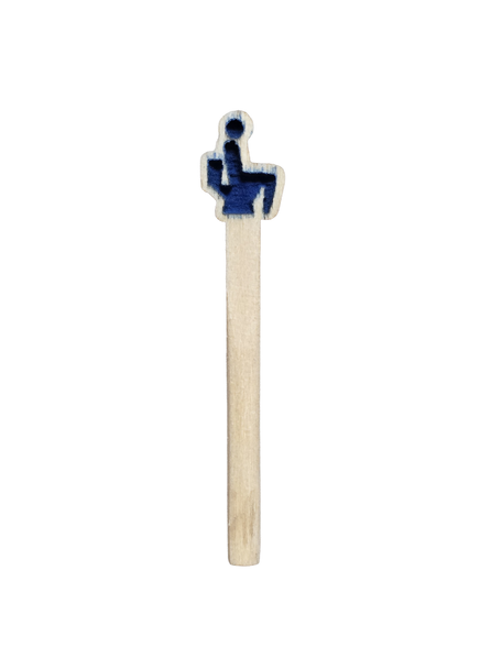 Man on Toilet shaped Cribbage Board Peg.