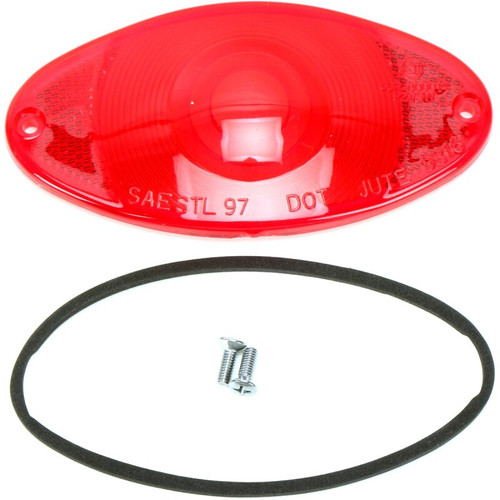 Bikers Choice Red Cateye Replacement Lens W/Screw Kit - 489650 User 1