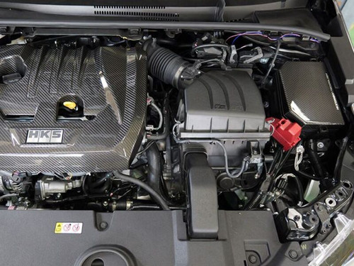 HKS 2023 Toyota GR Corolla Dry Carbon Fuse Box Cover - 70026-AT014 Photo - Primary