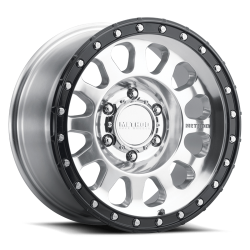 Method MR315 17x8.5 0mm Offset 6x5.5 106.25mm CB Polished Wheel - Gloss Black Lip - MR315785601700 Photo - Primary