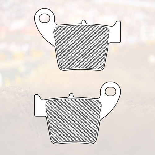 Renthal 02+ Honda/ 2020 TM Racing/ 11-12 Fantic Front/ Rear Works Brake Pads - BP-101 Photo - Primary