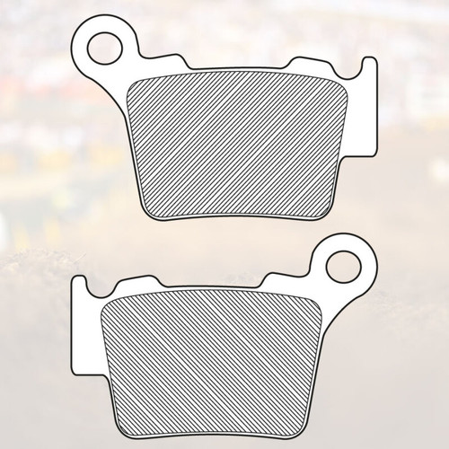 Renthal 08-10 BMW/ 21+ Gas Gas/ 09-15 Husaberg/ 98+ Husq/ 04+ KTM Rear Works Brake Pads - BP-108 Photo - Primary