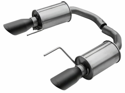 Roush 15-26 Mustang V6 / EcoBoost Black Tip Axle Back Exhaust - 421837-BLK Photo - Primary