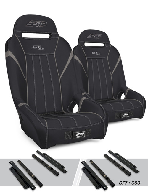 PRP GT/S.E. Suspension Seats Kit for Polaris General, RZR S 900, 900 Trail, Trail, XP 1000, Turbo, T - A5701-PORXP-C83-203 Photo - Primary