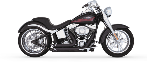 Vance & Hines 86-09 Harley-Davidson Softail Shortshots Staggered Exhaust - 47222 Photo - Primary