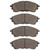 DFC 24-26 Ford Ranger Raptor (USA/Canada) Front 5000 Advanced Ceramic Brake Pads - 1551-2568-00 Photo - Primary