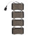 DFC 14-24 Maserati Quattroporte / Ghibli 4000 HybriDynamic Rear Brake Pads - 4000-1270-00 Photo - out of package