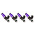 Injector Dynamics 1750-XDS - 60mm Length - 14mm Purple Top - 14mm Lower O-Ring (Set of 4) - 1750.60.14.14.4 User 1