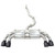 Invidia 2022+ Volkswagen Golf R MK8 76mm R400 Valved Cat Back Exhaust Straight Cut Black Tips - HS22GFR8GV4SB Photo - Primary