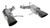Roush 11-14 Mustang V6 Black Tip Axle Back Exhaust - 421145-BLK Photo - Primary