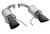 Roush 2024 Ford Mustang GT/EcoBoost Dual Tip Axle Back Exhaust w/ Black Tips - 422333-BLK Photo - Close Up