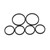 Wilwood O-Ring Kit - 1.62/1.12/1.12 Square Seal - 6 pk. - 130-5972 Photo - Primary